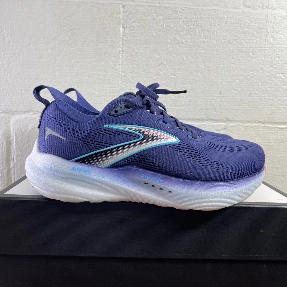 Brooks Glycerin 22 1204342E429 Blue Running Shoes‎ Sneaker Women 9 Extra Wide EE